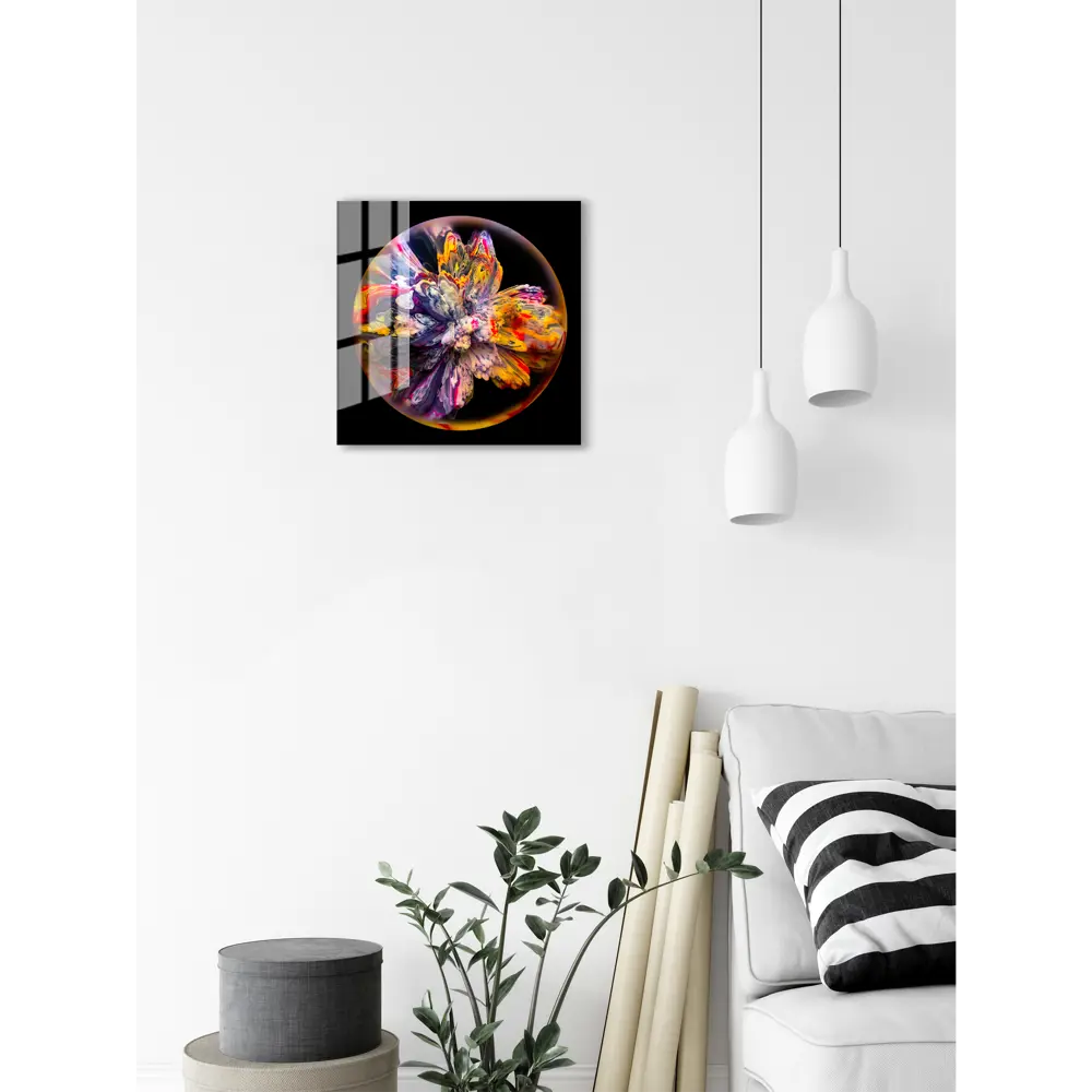 Картина на стекле «Космо» 40x40 см цвет оранжевый 82977319 STLM-2010551 ARTABOSKO  - Вид №4