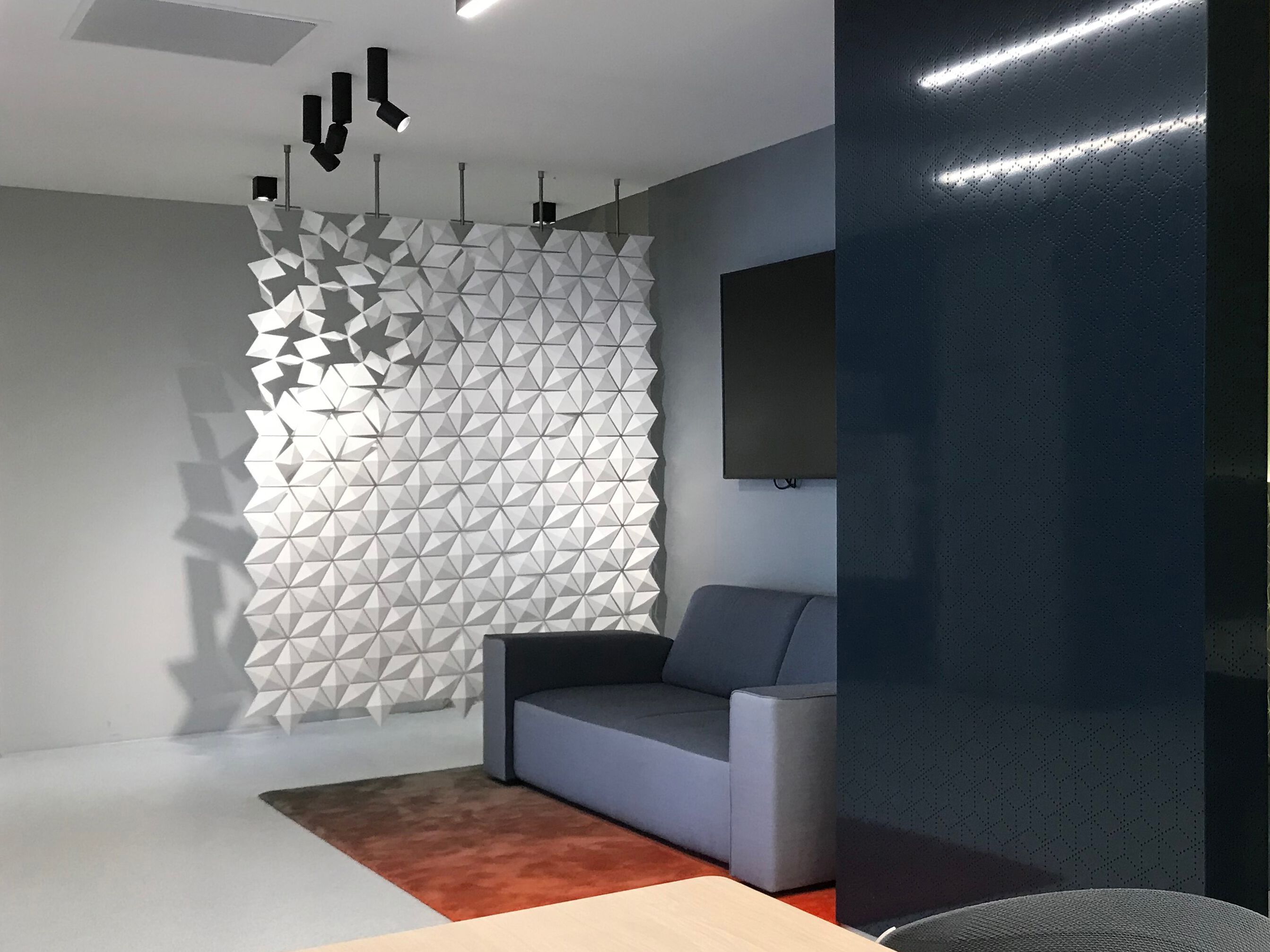 Подвесная перегородка bloomming FACET 170x207cm bianco ARCH-00142899