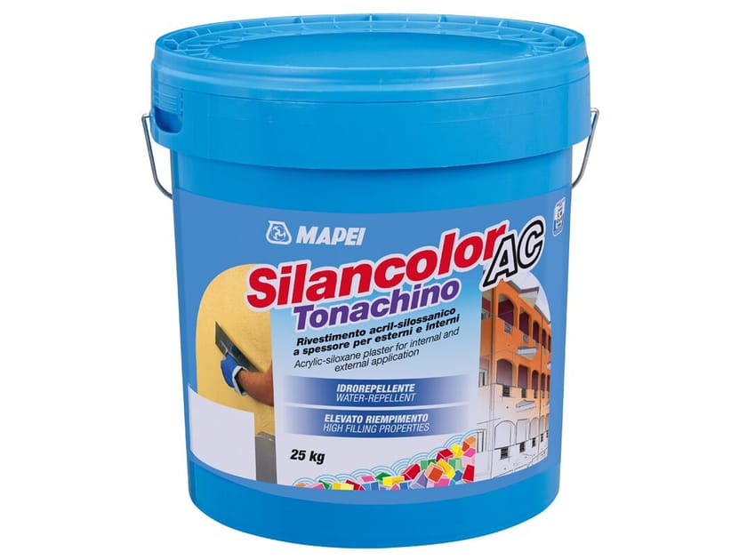 Дезинфицирующее акрилсилоксановое покрытие для наружных и внутренних помещений MAPEI SILANCOLOR AC TONACHINO ARCH-00074312