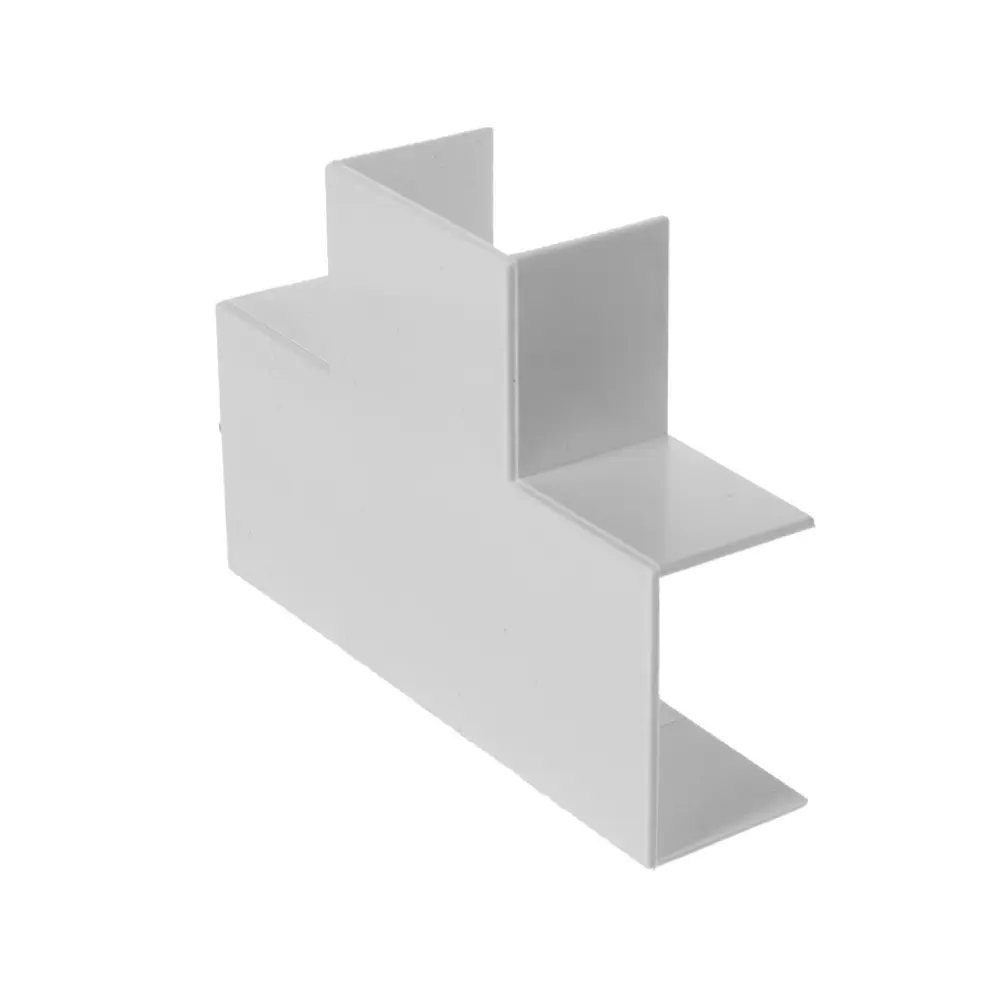 Угол Т-образный для кабель-канала Экопласт MT40/25 мм цвет белый 5 шт STLM-2133174