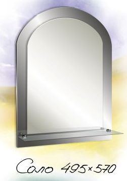 Зеркало Соло 495х570 (063) 645 Соло МИР ЗЕРКАЛ 2322418 - Вид №1