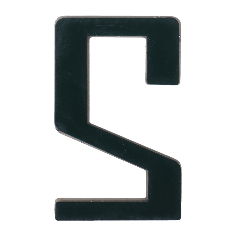 Дверной номер  «2», 37х5х60 мм, серебро LJPS0095 Public Steel Россия  - Вид №1