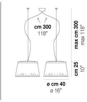 Vetreria Vistosi Подвесной светильник из дутого стекла Cloth sun-id-1452606 - Вид №3