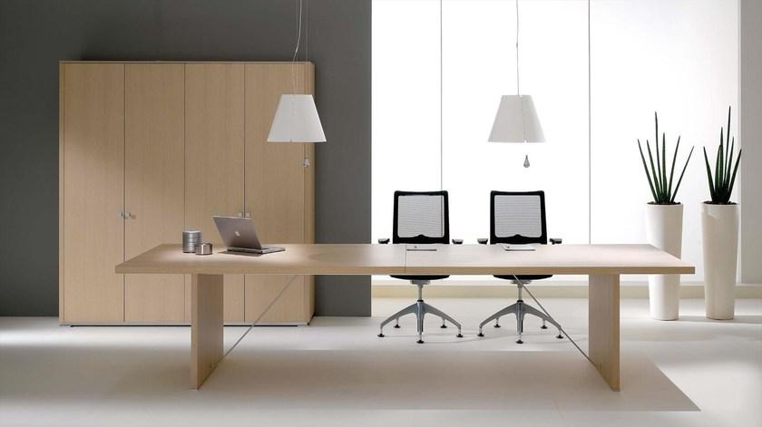 IFT Высокий офисный блок из фанерованной древесины с распашными дверями Electa sun-id-1468036 - Вид №1