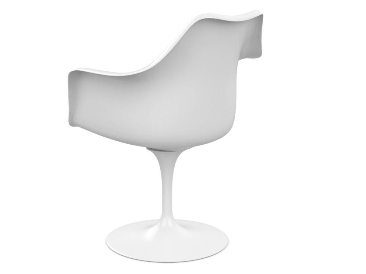 Стул из стекловолокна с подлокотниками и встроенной подушкой Knoll Тюльпан ARCH-00029303 - Вид №1