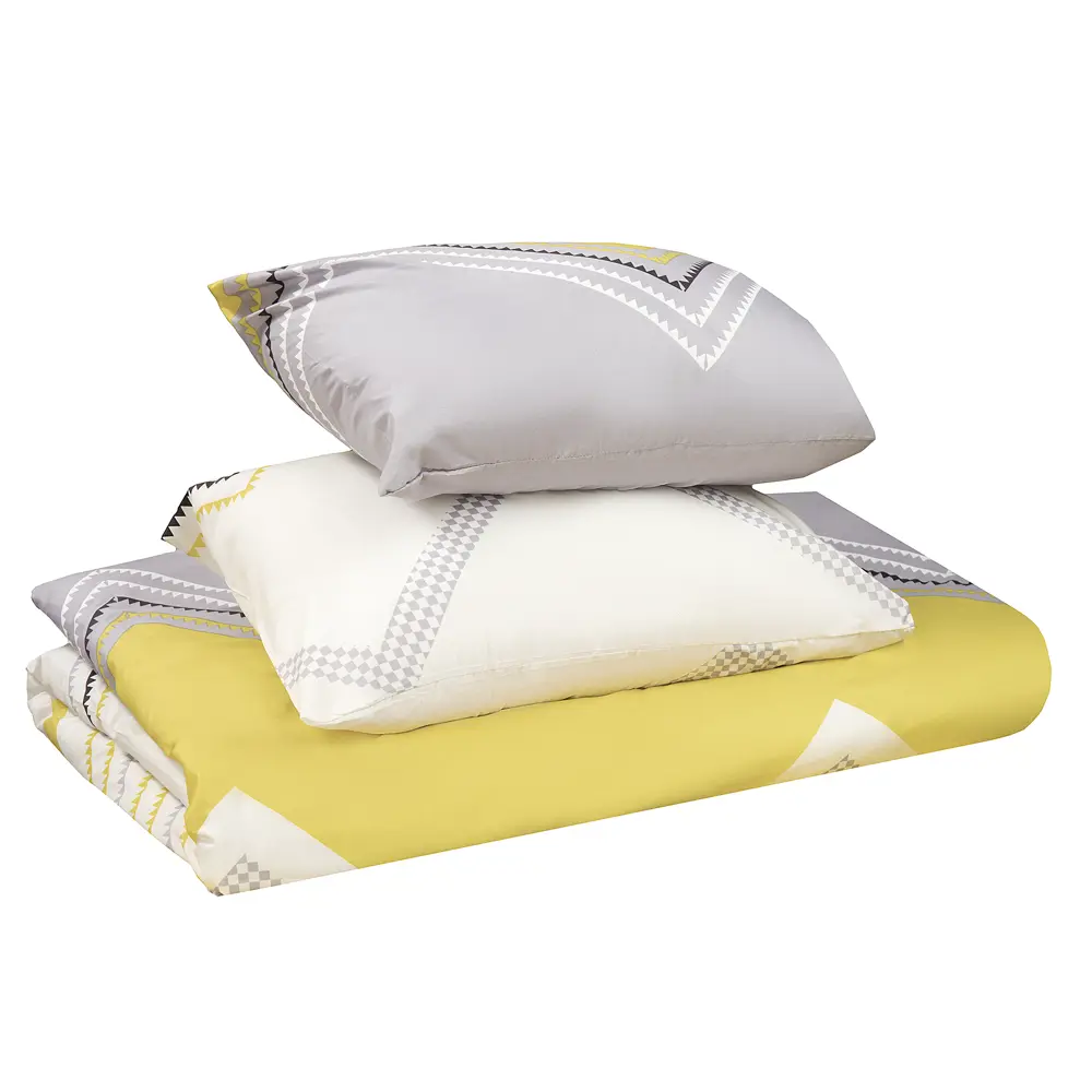 Комплект постельного белья Amore Mio Зип евро полисатин разноцветный STLM-2185081 - Вид №1