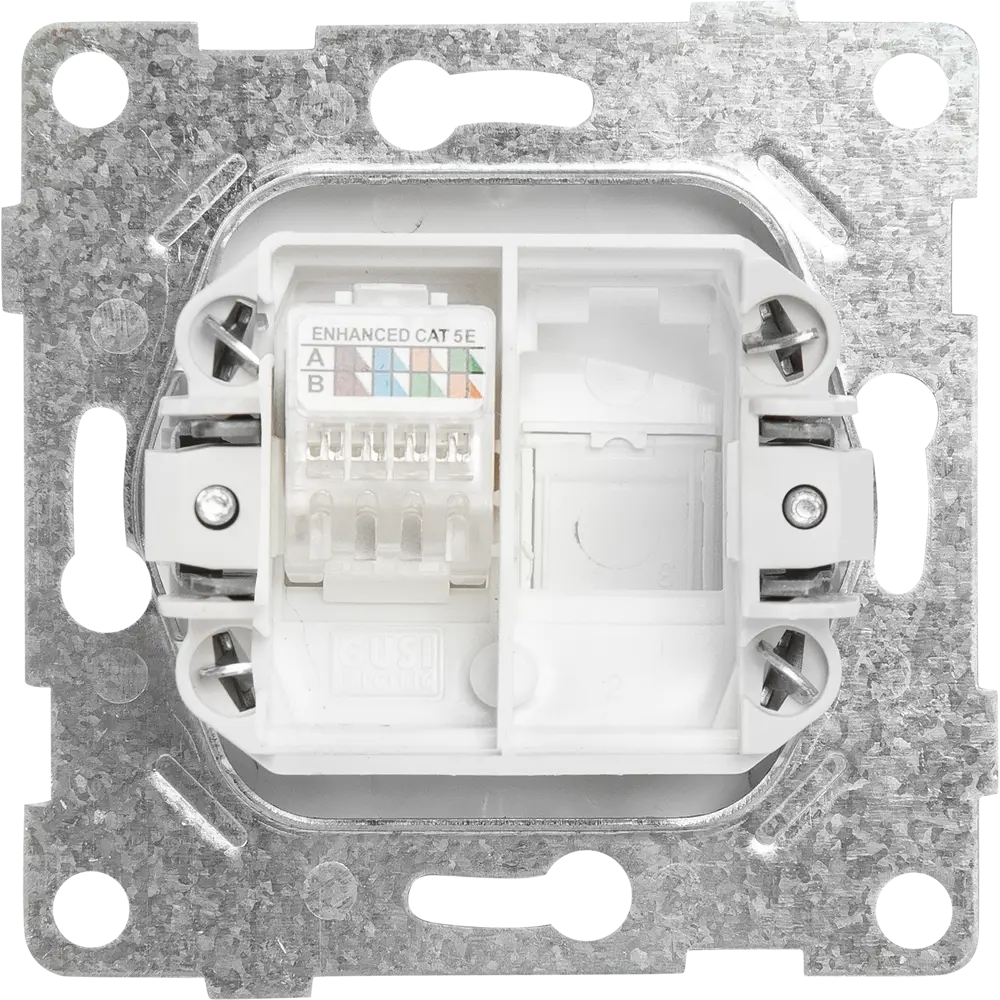 Компьютерная розетка GUSI Electric Ugra RJ45 с двумя портами 83864411 STLM-0045196 - Вид №2
