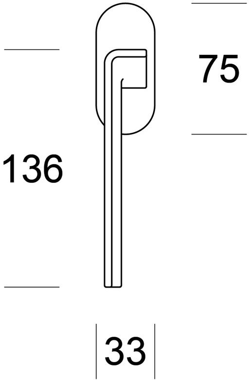 Ento Оконная ручка из латуни Edge 6143 - Вид №1