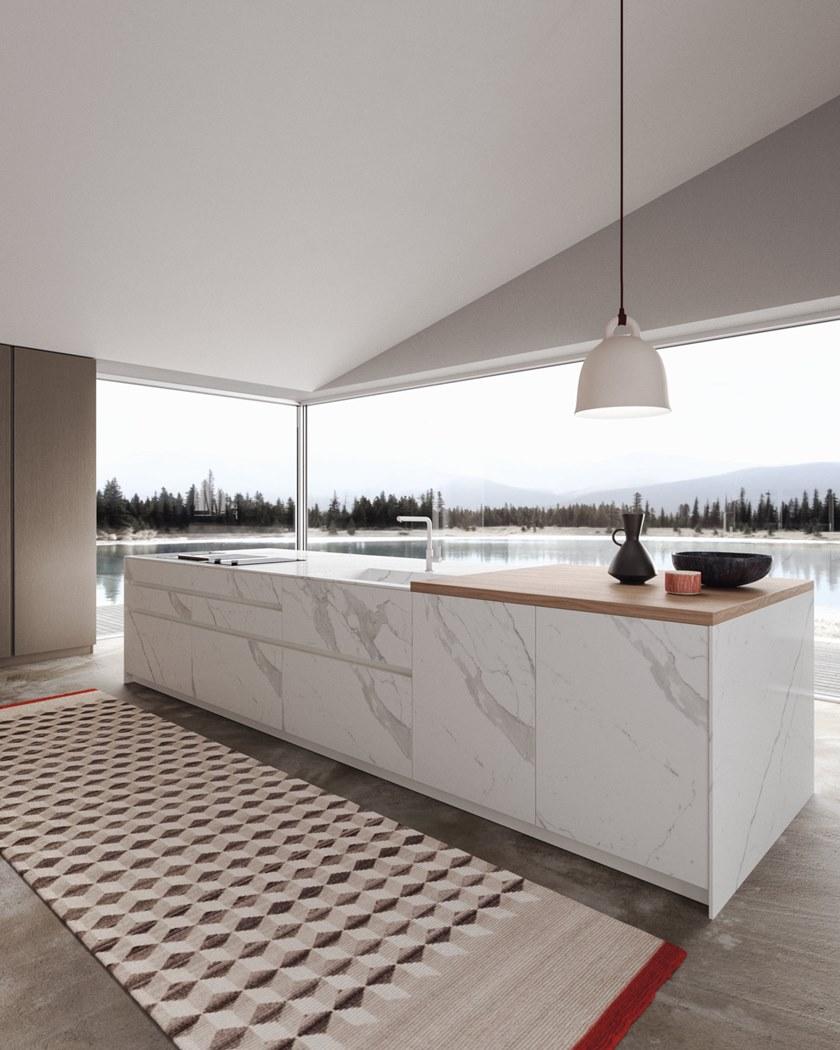 Alta Cucine Кухня Laminam® с островом Sistema 22.2 sun-id-1469297 - Вид №2