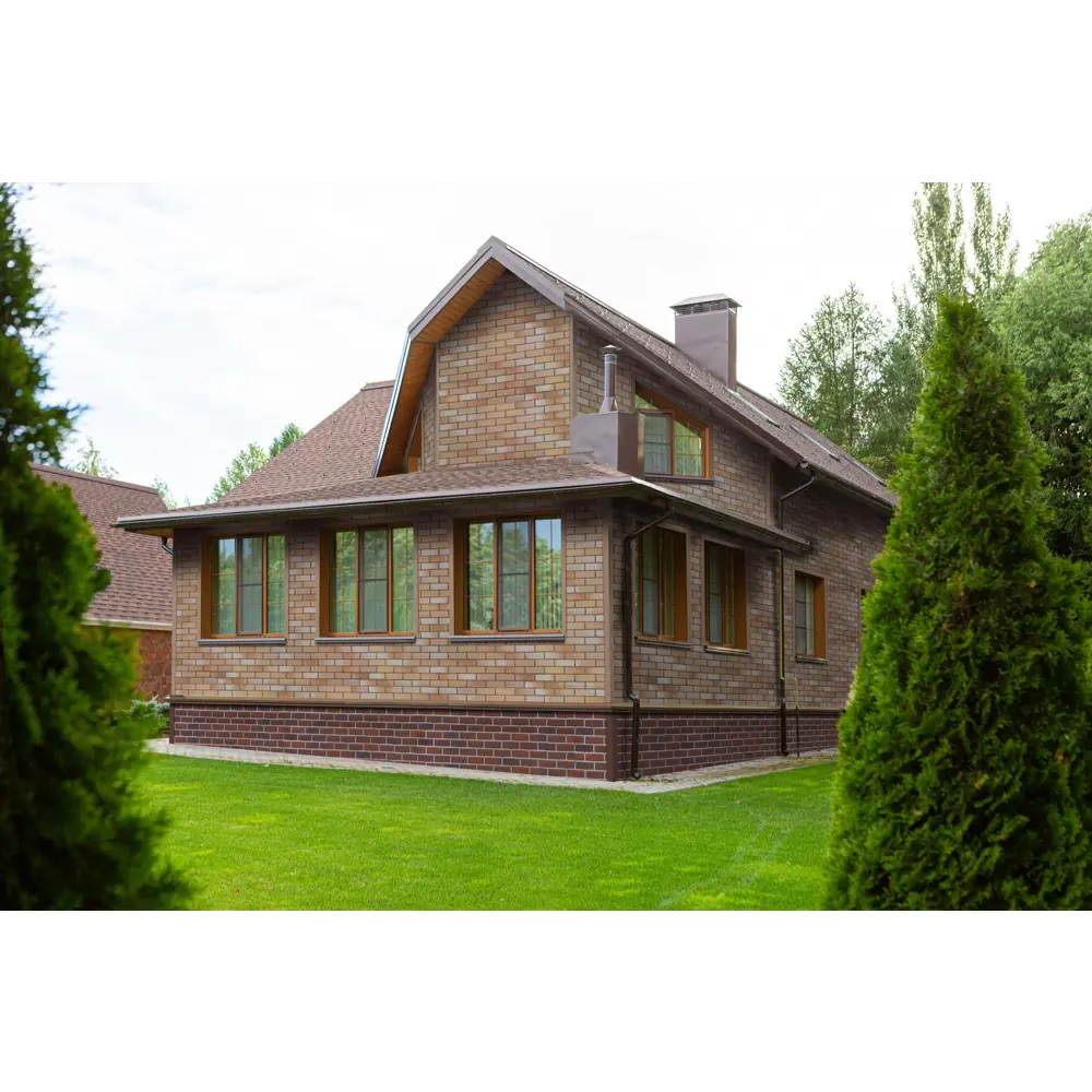 Фасадная плитка Hauberk 2.5 м² цвет каталонский ТЕХНОНИКОЛЬ STLM-2180915 - Вид №2