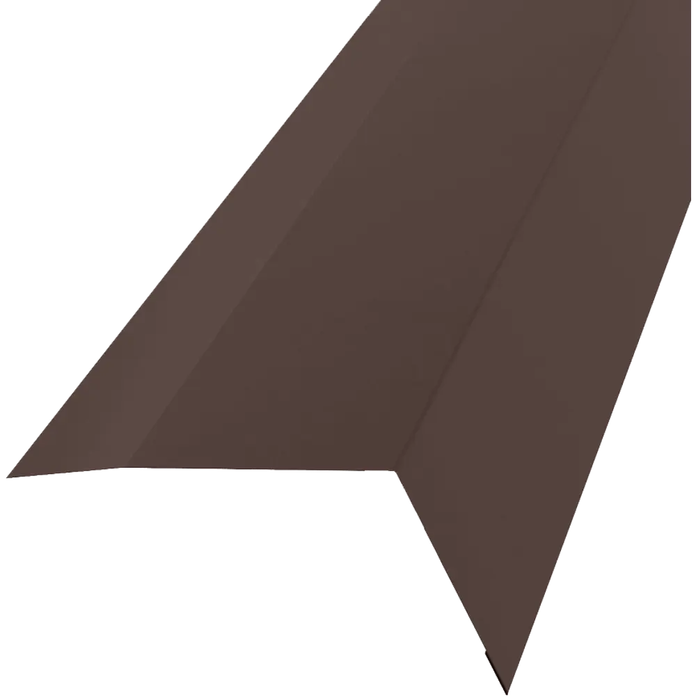 Планка карнизная 100x65 мм 2 м 0.4 мм цвет RAL 8017 коричневый 84427763 STLM-2119375 Santreyd 