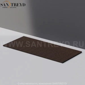 Agape TAPIRO Коврик из дерева 110 см под коричневый дуб AKAR0524LRU