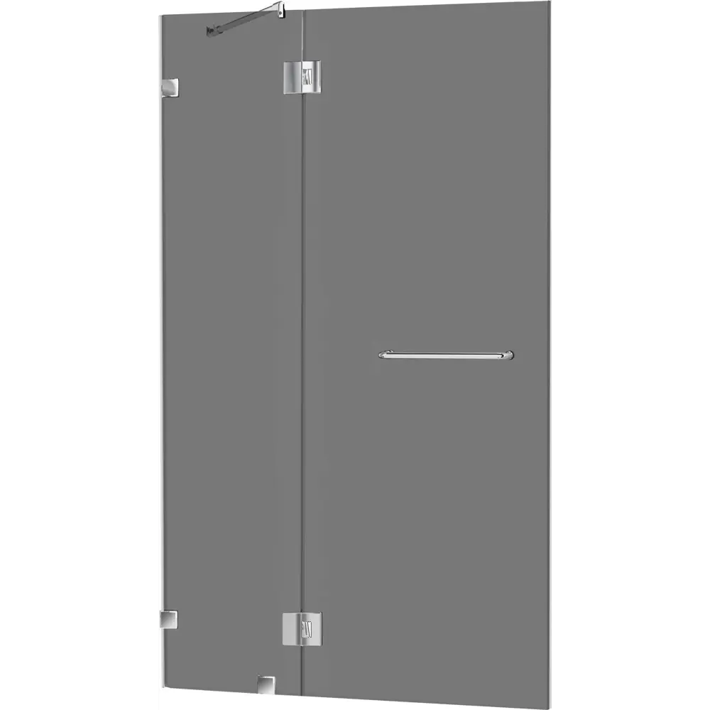 Душевая дверь «Классика» распашная тонированная 63x195 см 82301585 STLM-2063938 Santreyd Без серии