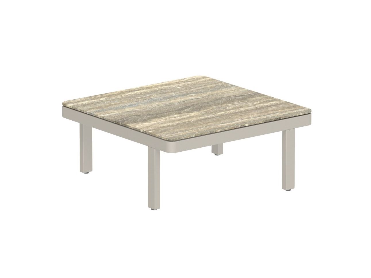 Алюминиевый квадратный садовый столик с порошковым покрытием Royal Botania Alura Lounge ARCH-00148085 - Вид №1