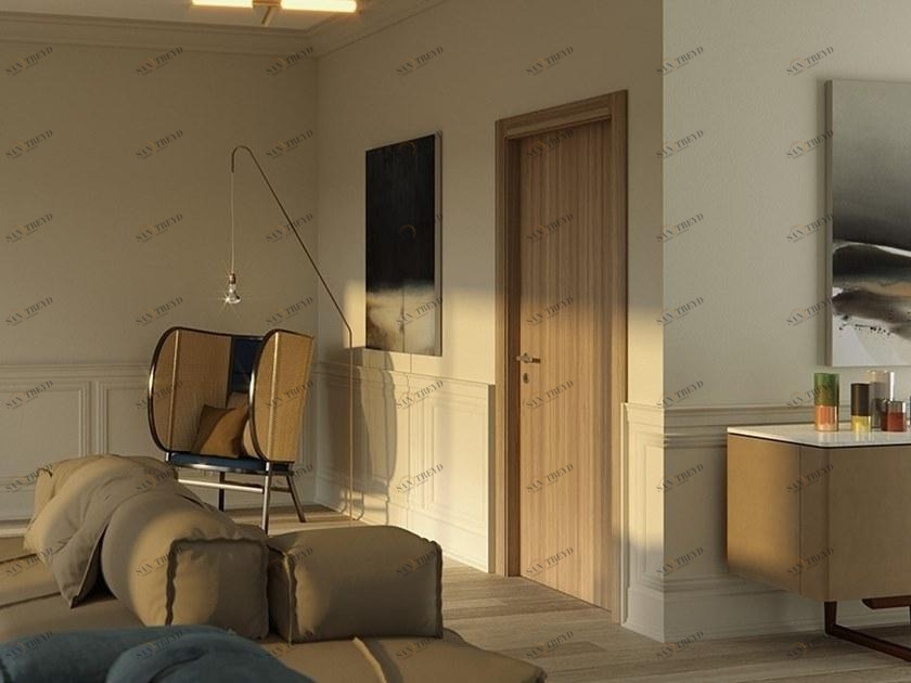 FERREROLEGNO Распашная деревянная дверь Replica sun-id-1399124