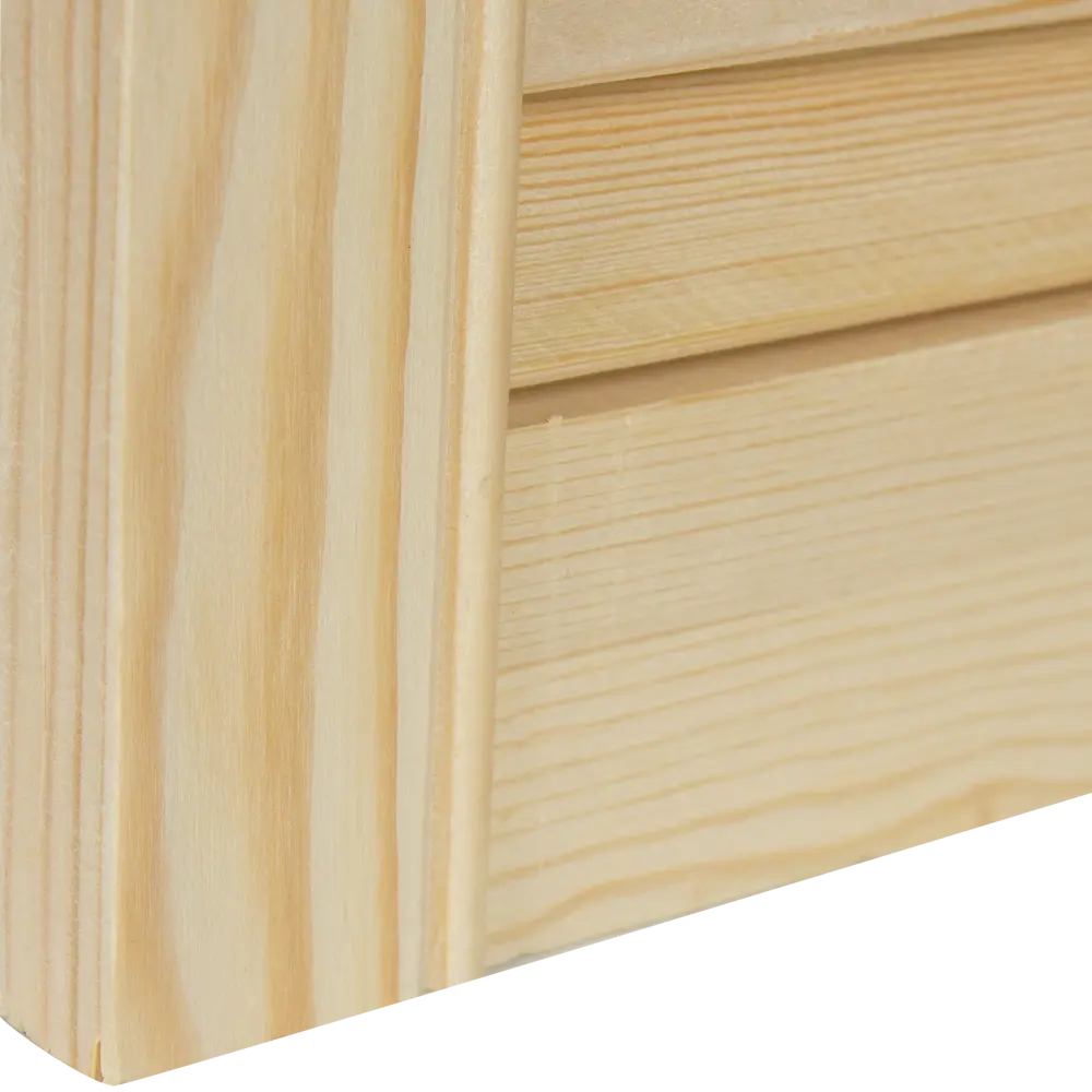 Santreyd Дверь-жалюзи из натуральной хвои для гардеробных систем 1995×494×20 мм 17808399 Дверка жалюзийная STLM-0008686 - Вид №3