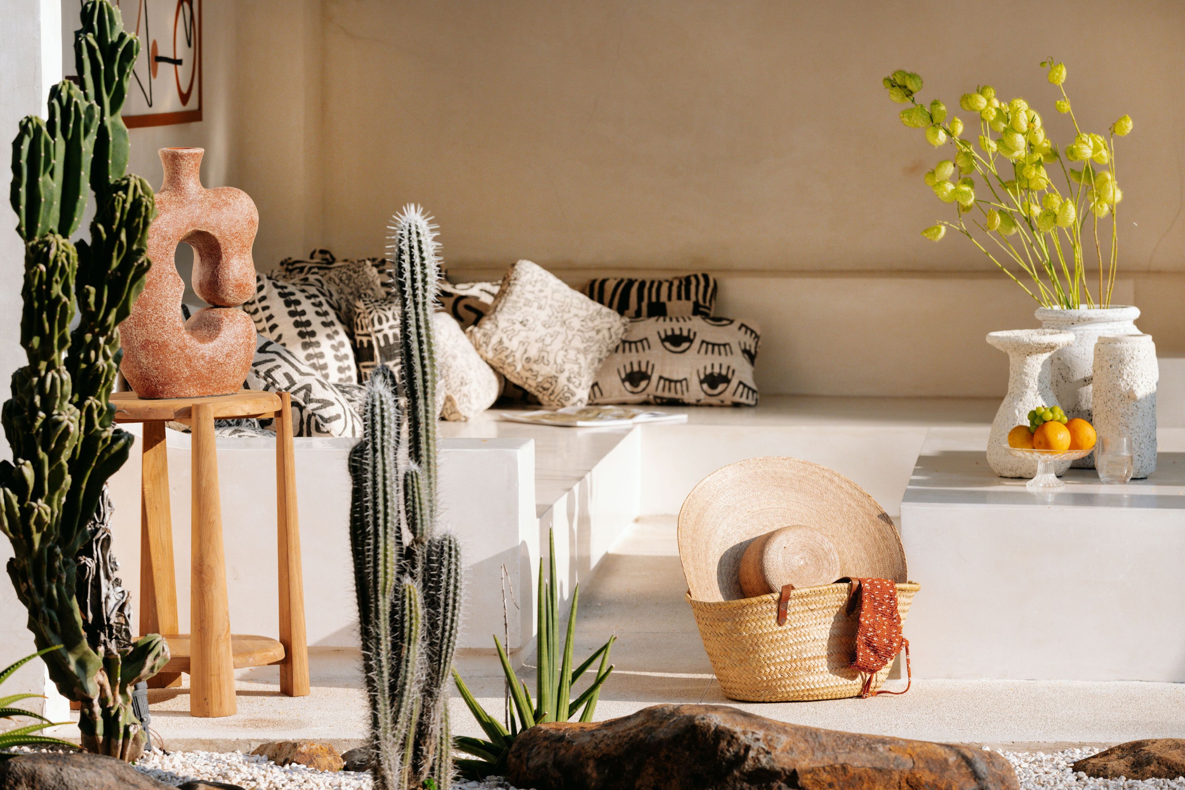 Высокий садовый стол из тикового дерева cbdesign Moires ARCH-00037065 - Вид №11