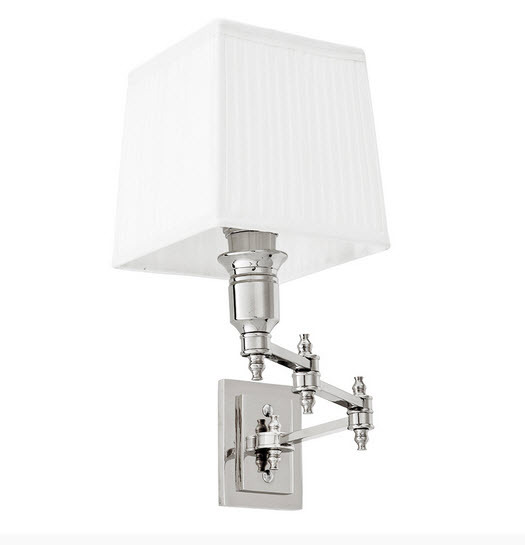 Бра Lexington Swing от Eichholtz белый/хром 108632 EICHHOLTZ ПОД СТАРИНУ 059742 Белый;хром  - Вид №2