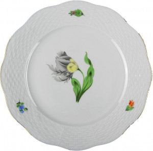 71916 Herend Тарелка пирожковая 15,5см "Китти" (черная) Фарфор