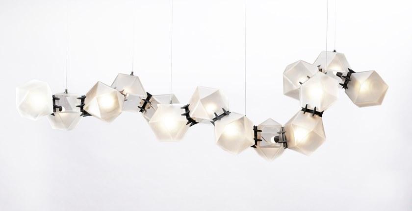 GABRIEL SCOTT Светодиодная подвесная лампа из дутого стекла Welles sun-id-1388442 - Вид №1