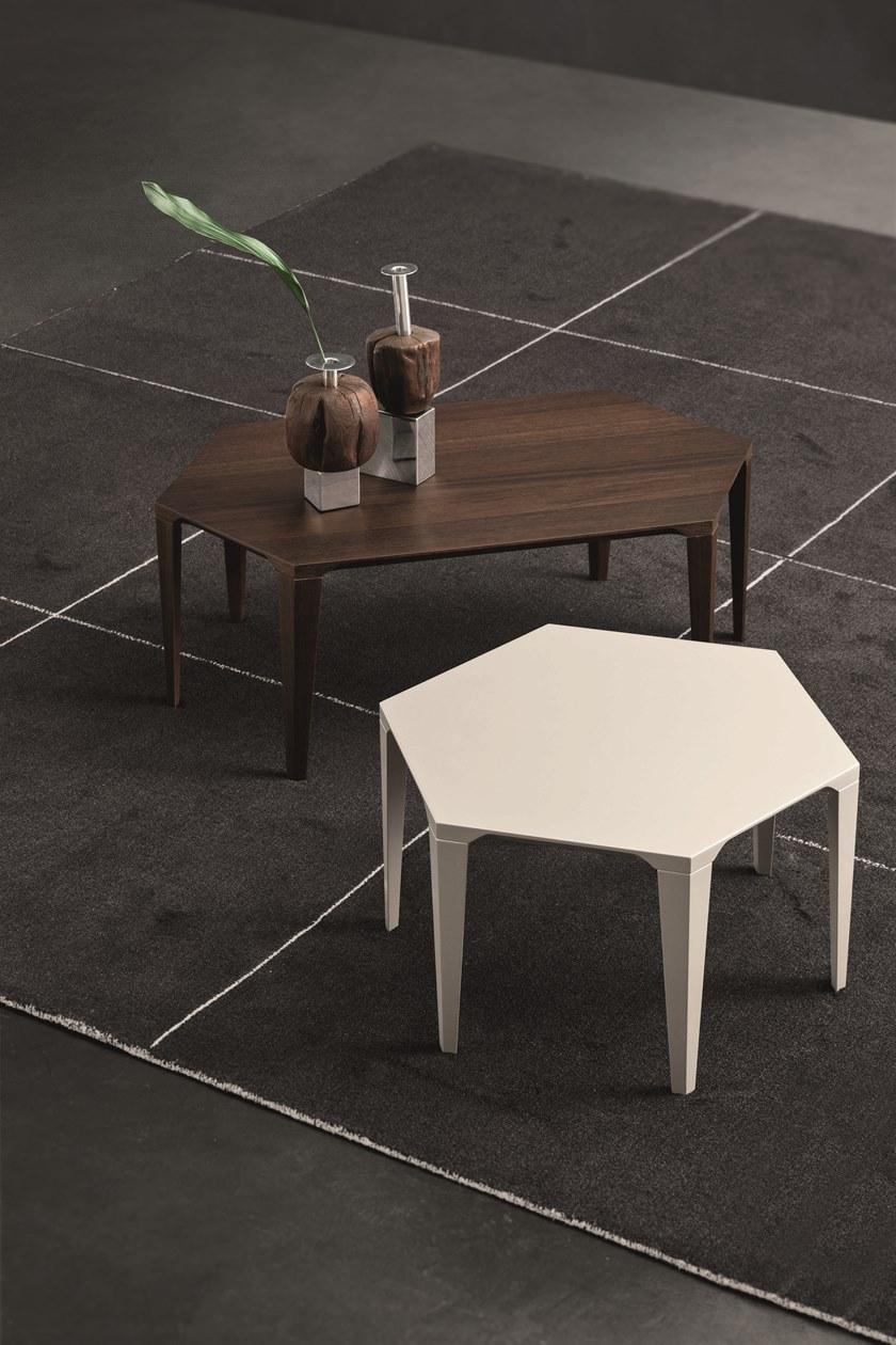 ZANETTE Модульный шестиугольный журнальный столик из дуба sun-id-1481690 - Вид №1