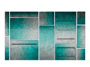 Оборудованная стеклянная стена