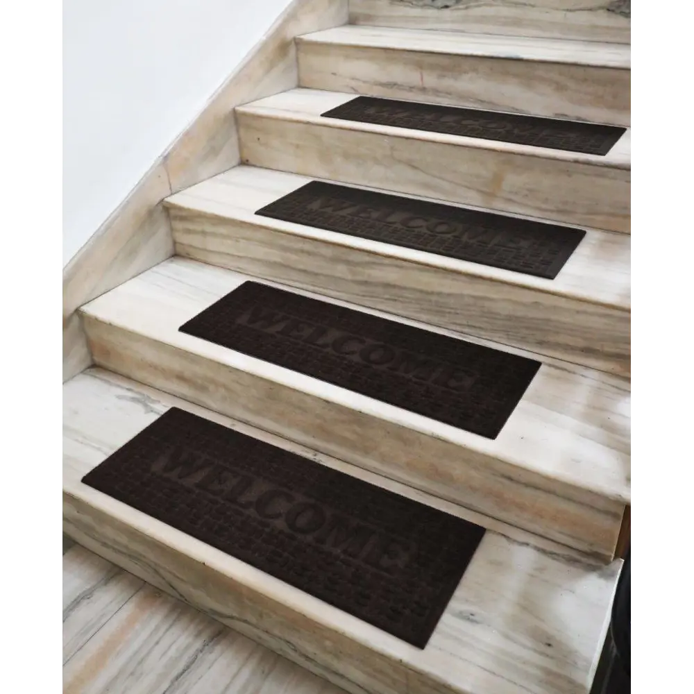 Коврик грязезащитный Cipro W1 25x70 см полипропилен цвет коричневый Santreyd STLM-2030075 - Вид №5