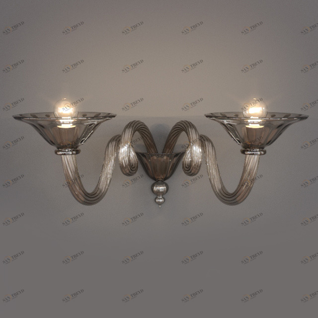 Бра 1382/A2 K FU от Sylcom SYLCOM СВЕЧА 245928 Прозрачный;хром 