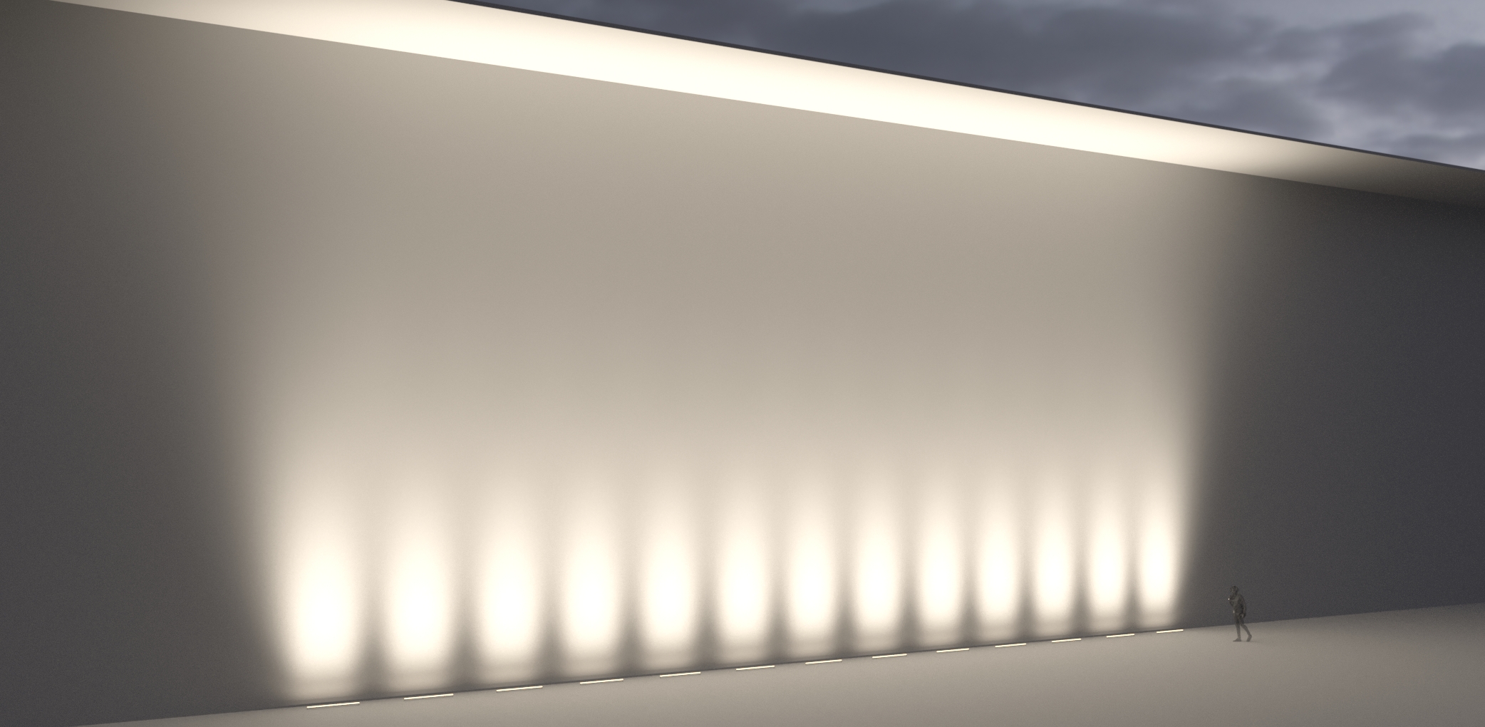8411613 Подсветка стены Platek MINI CORNICHE Applique  MINI CORNICHE Applique 1200 mm - LED 3000K 26°  - Вид №11