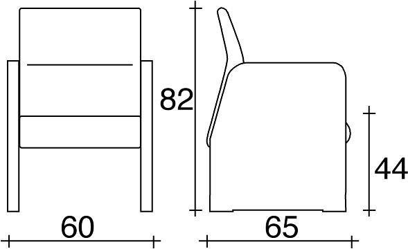 TALIN Мягкое кресло с подлокотниками по контракту One sun-id-1431231 - Вид №1