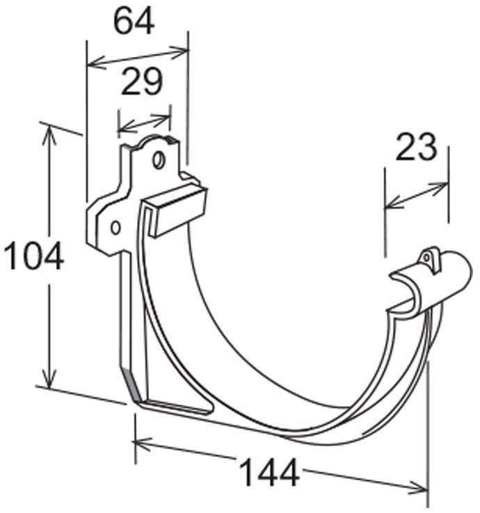 First Corporation Аист для водостока First plast Cip125ra - Вид №1
