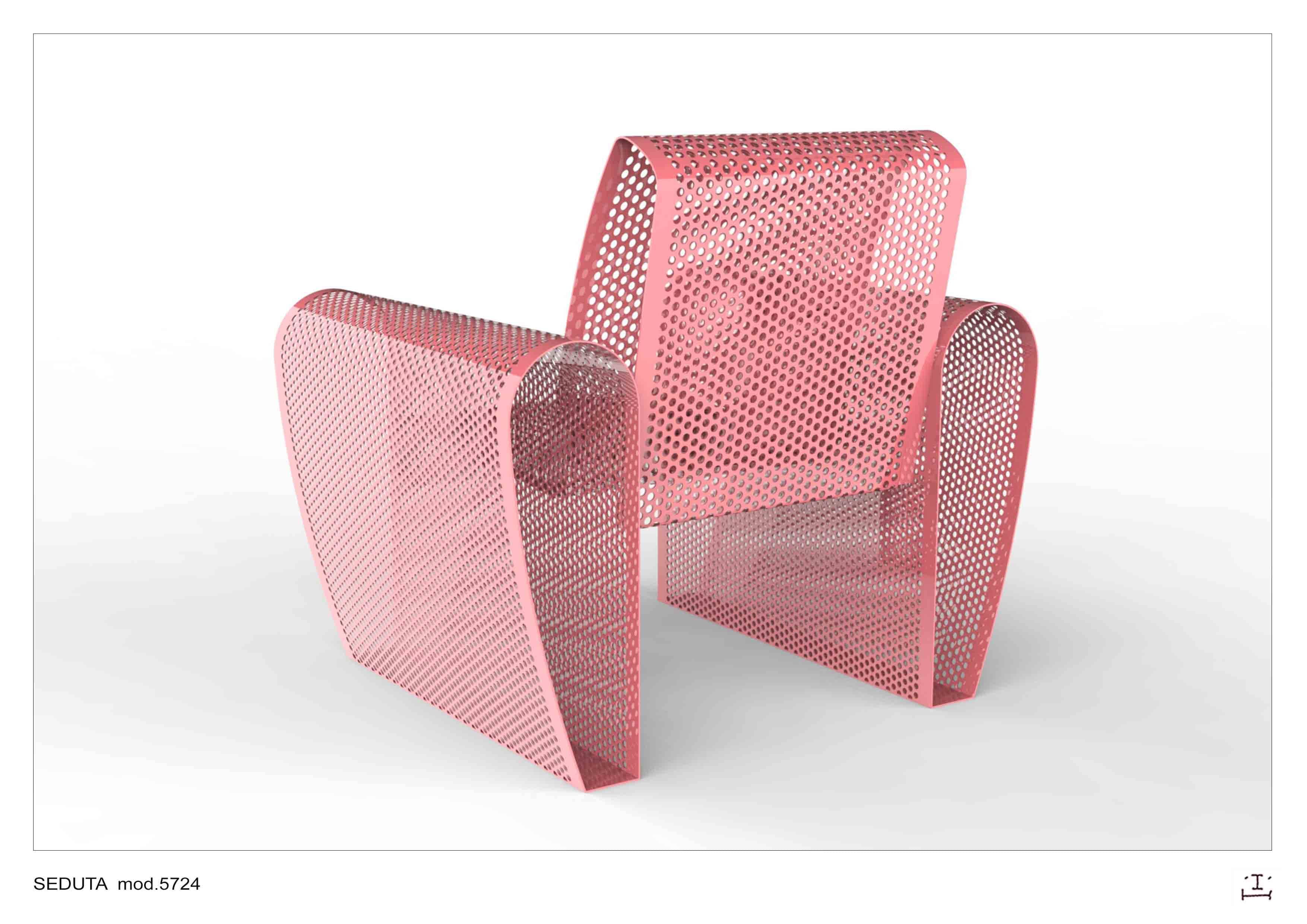 Наружное сиденье из оцинкованной стали CITYSì тщеславие ARCH-00029055 - Вид №4