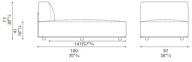 Poltrona Frau Модульный секционный диван La collezione - divani e poltrone sun-id-1411513 - Вид №18