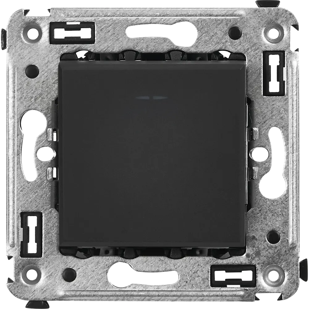 Инвертор встраиваемый DKC Avanti 1 клавиша цвет черный матовый STLM-2112206 - Вид №1