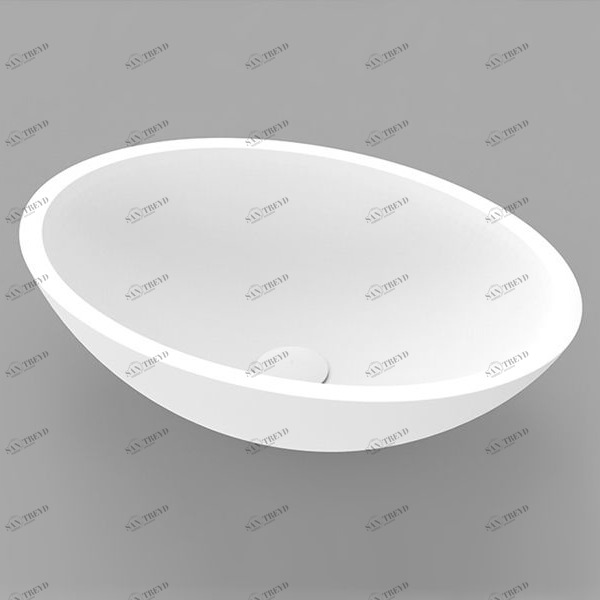 PRL0310 Накладная раковина на столешницу  овальная Dimasi 