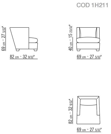 Flexform Кресло sun-id-1383300 - Вид №1