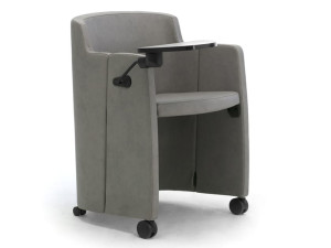 Кожаный складной стул для конференций с откидывающейся крышкой