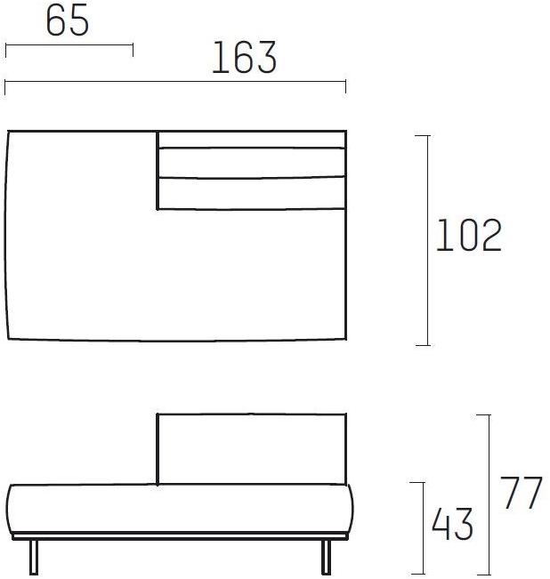 Piet Boon Модульный диван с огнестойкой обивкой Don living Pbc 06.100/102/103/ - Вид №20