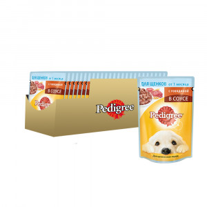 ПР0030352*24 Корм для щенков Говядина конс. 85г (упаковка - 24 шт) PEDIGREE