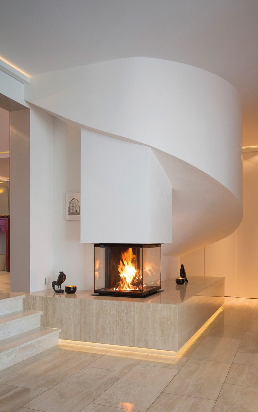 RÜEGG Дровяной стальной камин с панорамным остеклением Premium line sun-id-1497170 - Вид №5