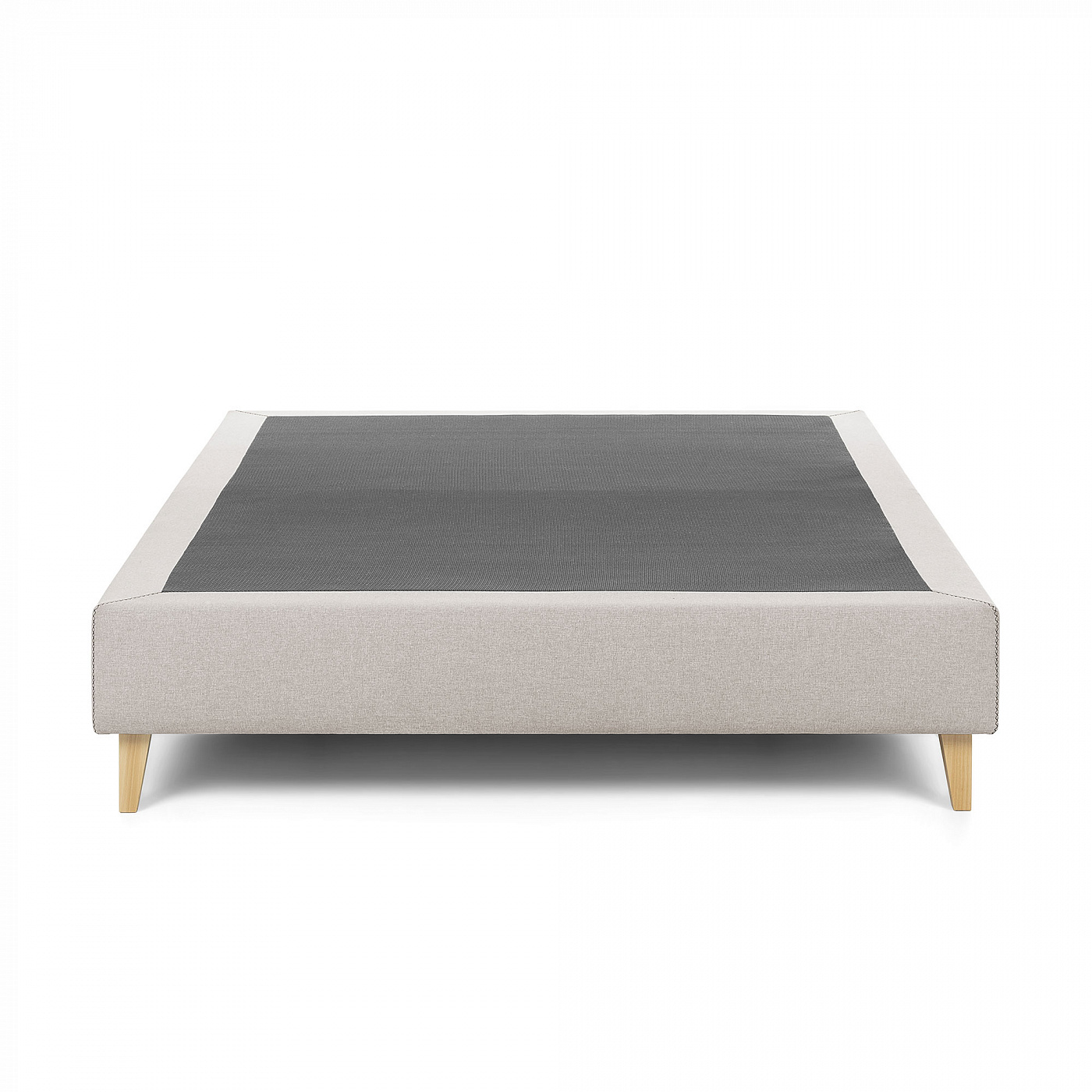 062772 Кровать 140x190 бежевая La Forma Nikos - Вид №2