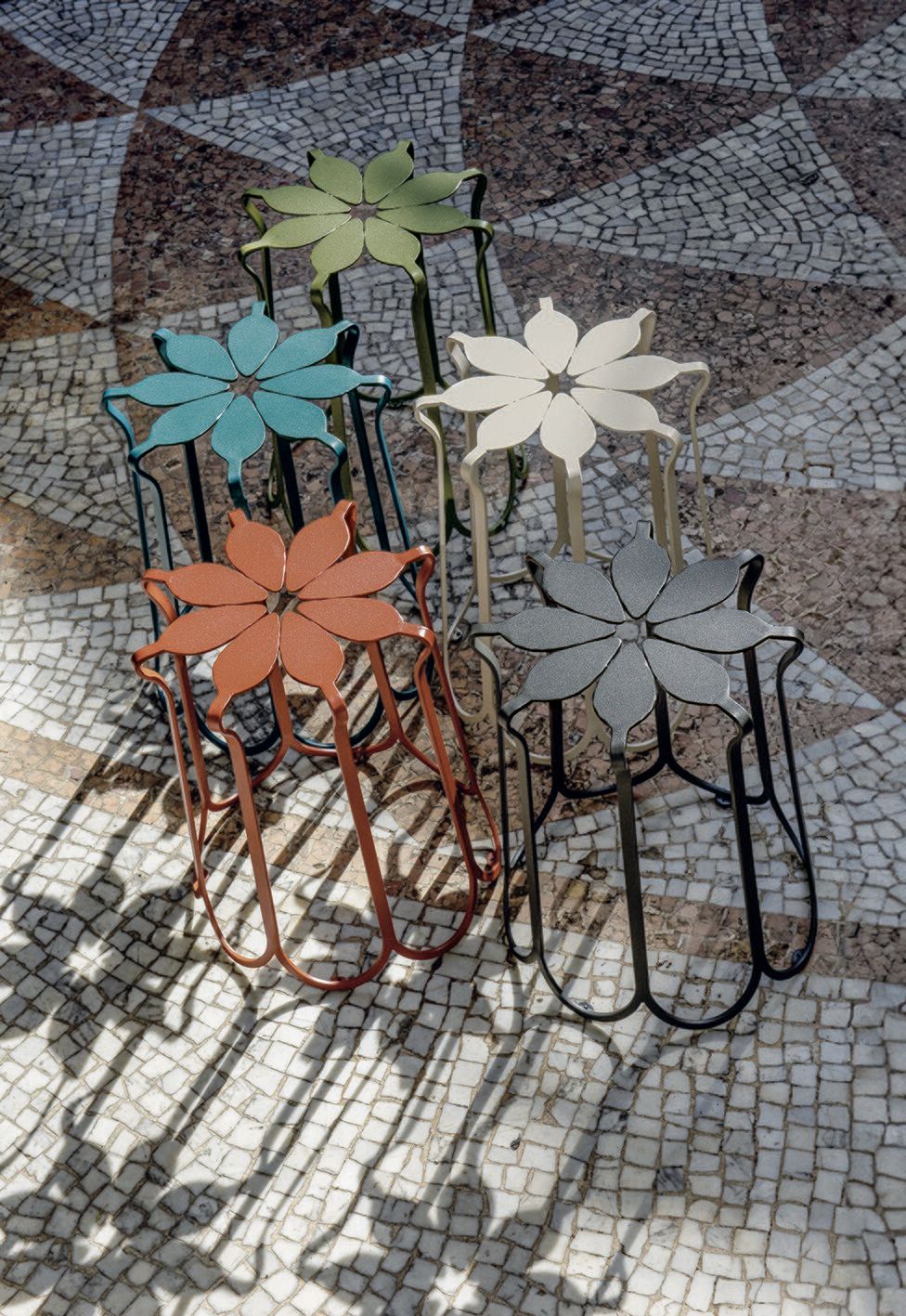 Садовый стул из кованого железа Ethimo FOLIA ARCH-00117217 - Вид №2