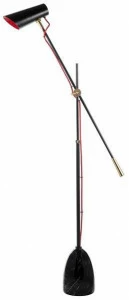 Il Bronzetto Торшер из латуни с гибким кронштейном Blossom Cam01