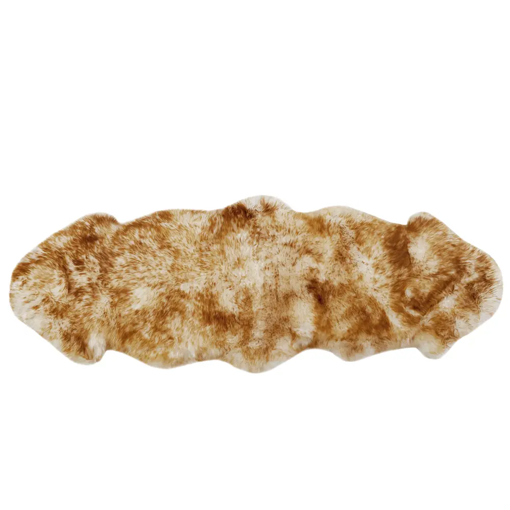 Шкура Овечья двойная 60x185 см шерсть цвет палевый Santreyd STLM-2087366