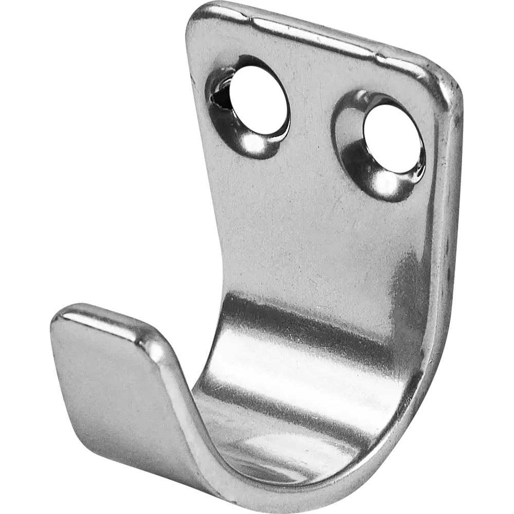 89344630 Вешалка настенная №1 1 крючок цвет хром глянцевый STLM-1004914 VILPLAST 