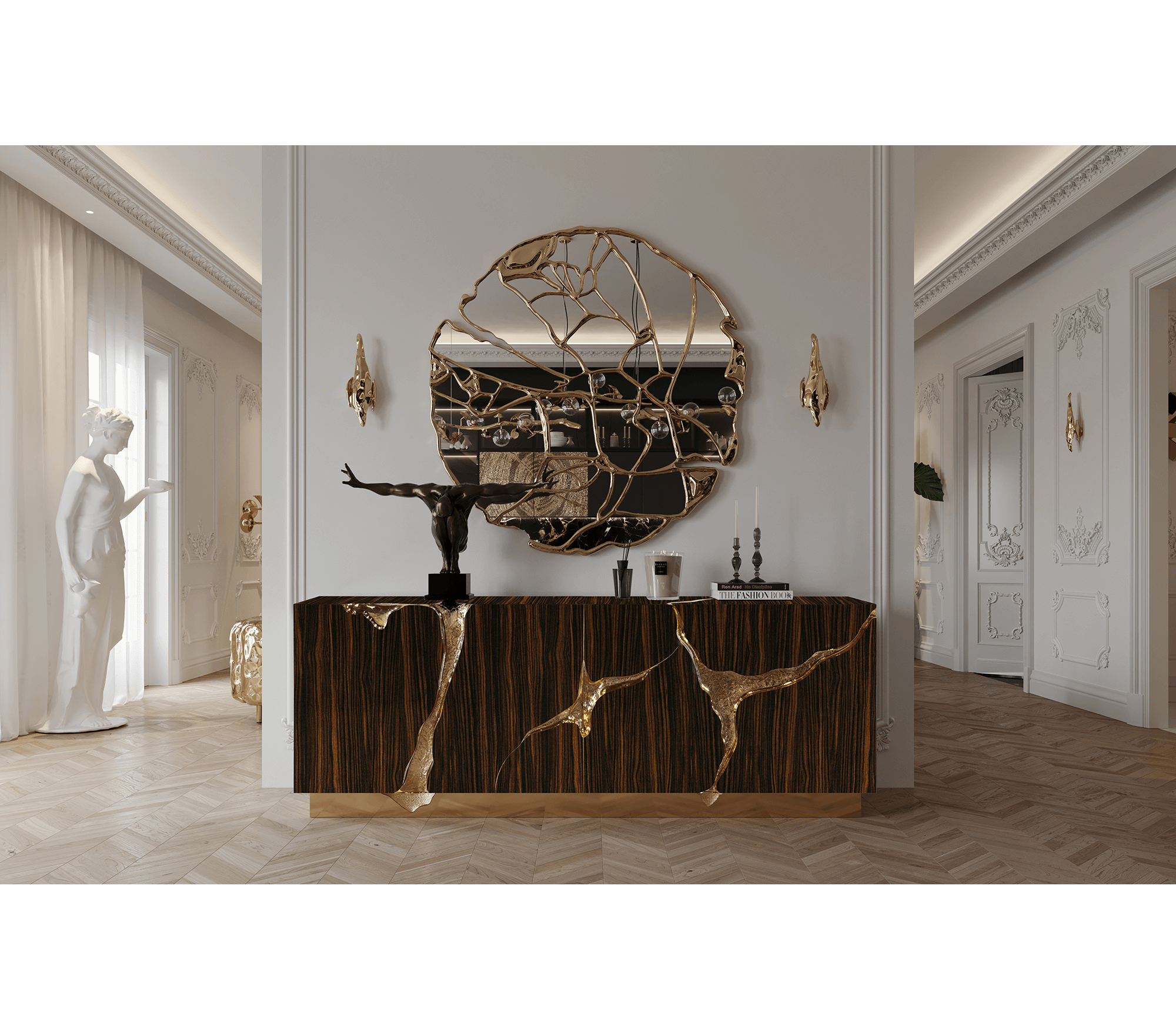 0-183 Буфет Lapiaz из черного дерева Boca Do Lobo  - Вид №5