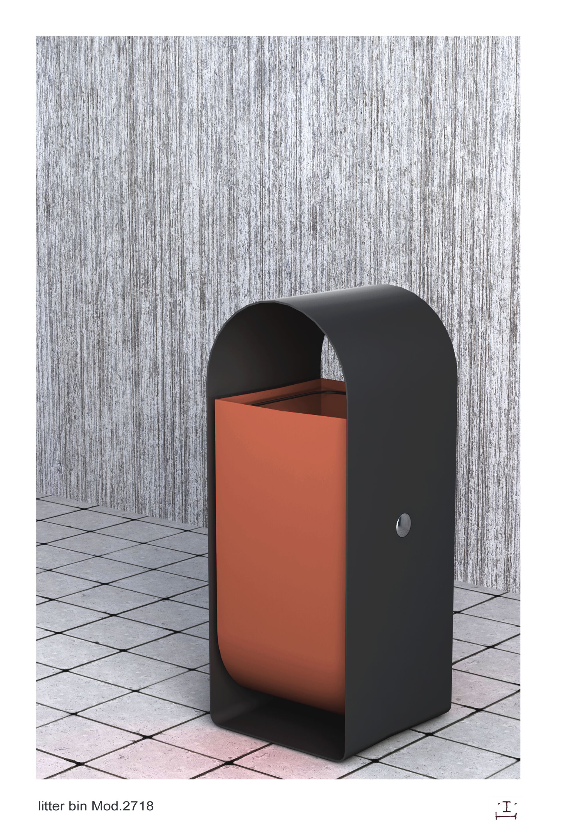 Наружные стойки для мусора из листового металла CITYSì COLLE ARCH-00065969 - Вид №2