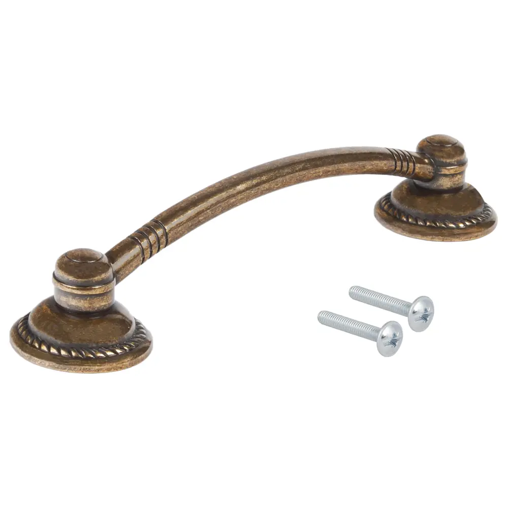 Мебельная ручка-скоба Jet 151-96 RH151Z.096BA 96 мм замак античная бронза STLM-2179376 - Вид №1