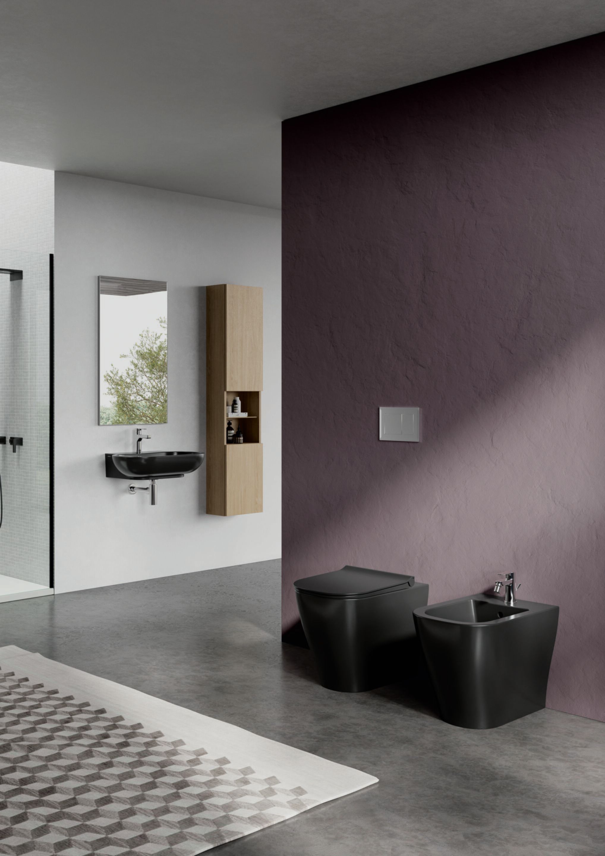 Керамическая подвесная овальная раковина с переливом Ceramica Dolomite мирт ARCH-00137107 - Вид №3