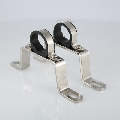 VTc.130.INH.0600 Пара высоких кронштейнов для коллекторов из нержавеющей стали Valtec 1"  - Вид №5